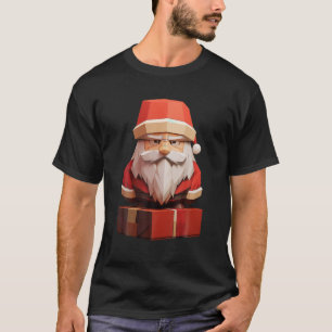 Camiseta Navidades de Santa Claus Anime Style Tee