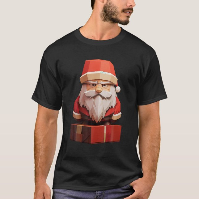 Camiseta Navidades de Santa Claus Anime Style Tee (Anverso)