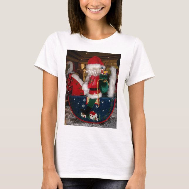 Camiseta Navidades de Santa Claus decorados Imprimir/Diseño (Anverso)