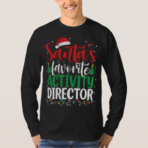Camiseta Navidades de Santa Claus, Directora de Actividad F