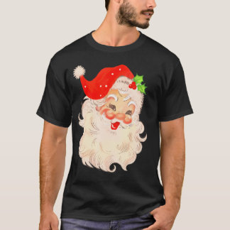 Camiseta Navidades de Santa Claus Face Navidad Santa Claus