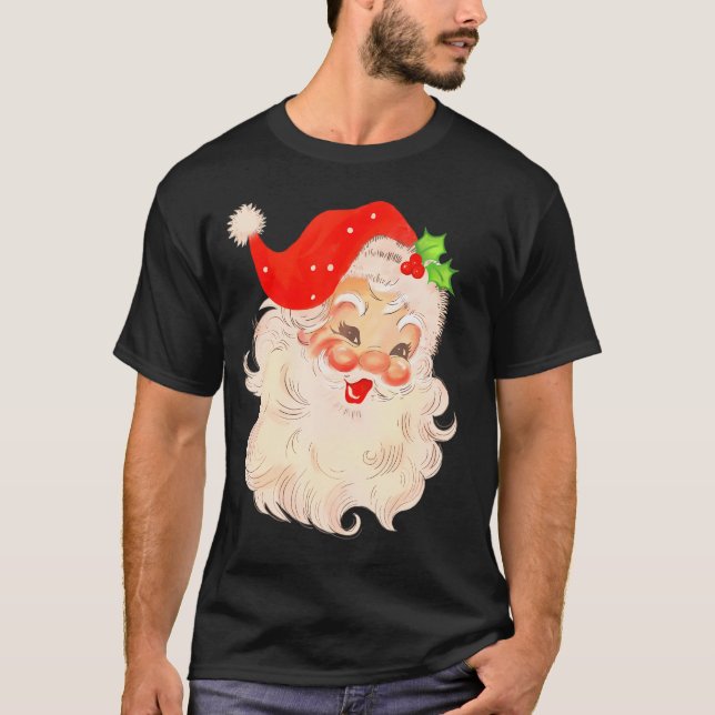 Camiseta Navidades de Santa Claus Face Navidad Santa Claus (Anverso)