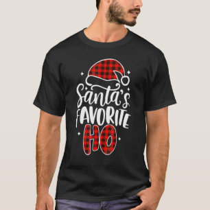 Camiseta Navidades de Santa Claus favorita Ho Xmas Pajama t