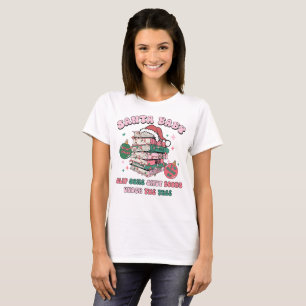 Camiseta Navidades de Santa Claus mutan a sus lectores libr