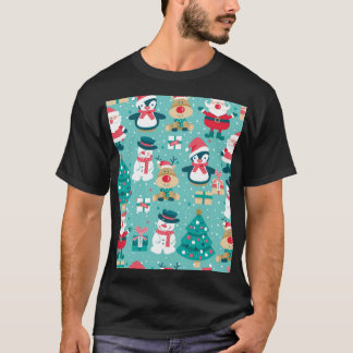 Camiseta Navidades de Santa Claus Patrón de época