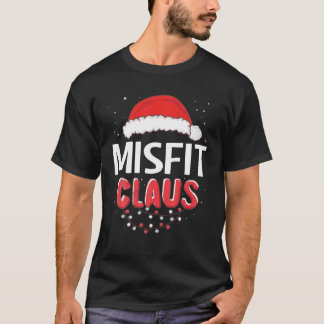 Camiseta Navidades de Santa Claus que no encajan con el dis