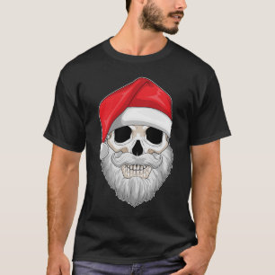 Camiseta Navidades de Santa Claus Skull