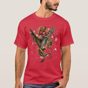 Camiseta Navidades de Santa Claus viajando en coche Decorac