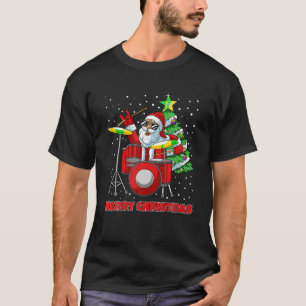 Camiseta Navidades de Santa Drummer Pajama X Mas Drum