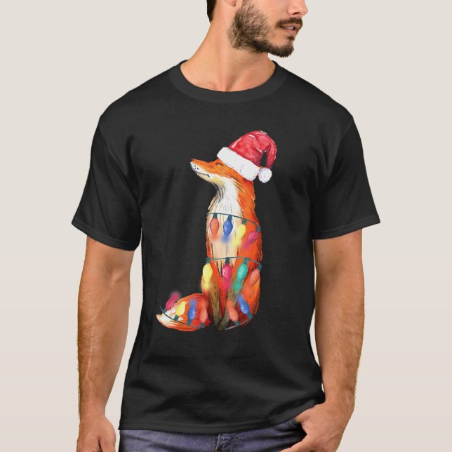 Camiseta Navidades de Santa Fox alumbran a Navidades de Fox (Anverso)