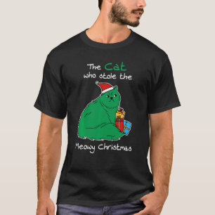 Camiseta Navidades de Santa Gata que se robó Meowy X Mas Bo