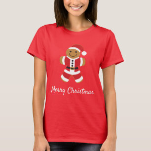 Camiseta Navidades de Santa Gingerbread
