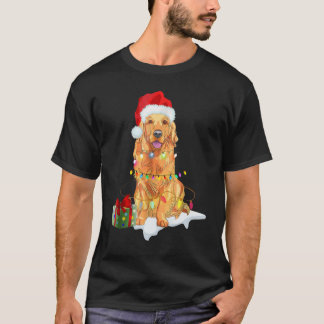 Camiseta Navidades de Santa Golden Recuperever iluminan reg