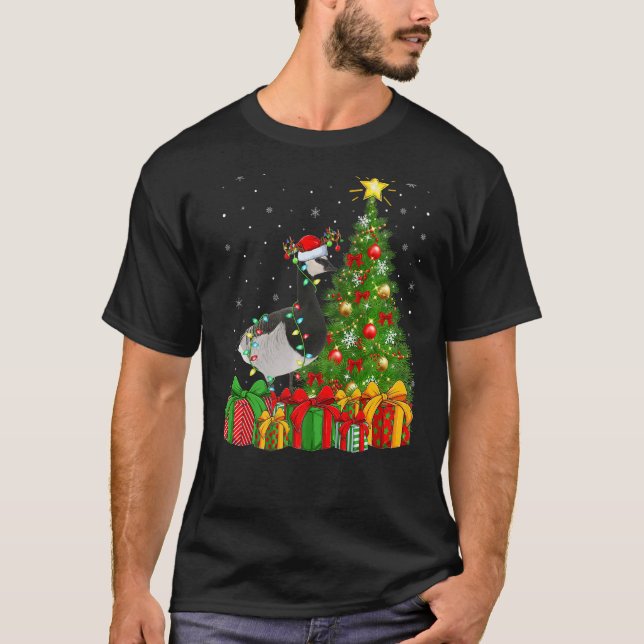 Camiseta Navidades de Santa Goose de Navidad (Anverso)