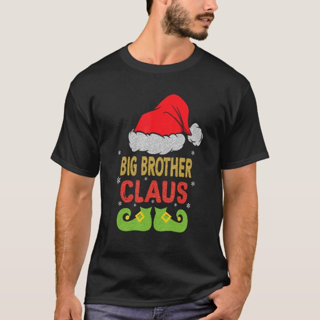 Camiseta Navidades de Santa Gran Hermano Claus en familia (Anverso)