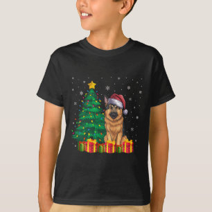 Camiseta Navidades de Santa Hat alemanes feos alumbran