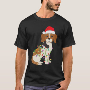 Camiseta Navidades de Santa Hat Beagle encienden graciosa N