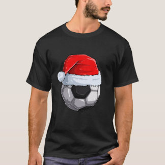 Camiseta Navidades de Santa Hat del balón de fútbol Pajama
