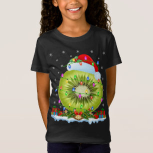 Camiseta Navidades de Santa Hat Kiwi para los amantes de la