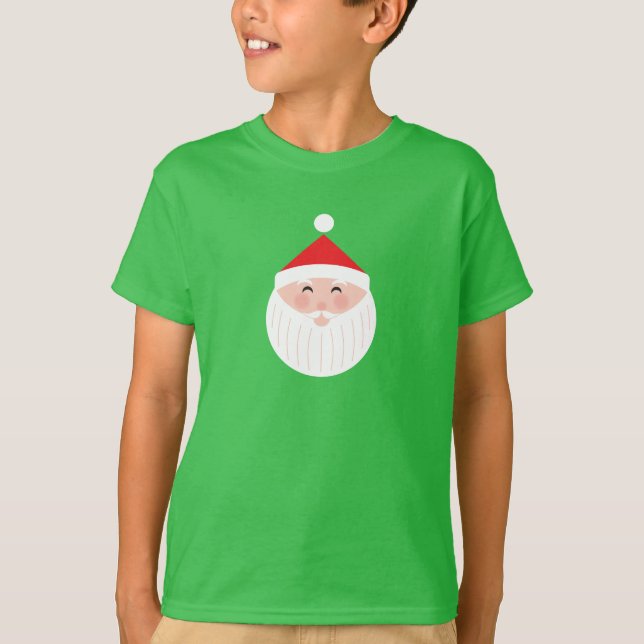 Camiseta Navidades de Santa Head (Anverso)