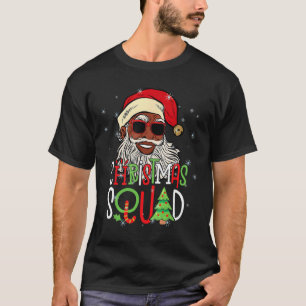 Camiseta Navidades de Santa Lucía Hombres Negros Afroameric