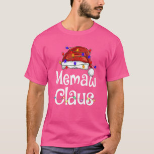 Camiseta Navidades de Santa Memaw Claus en familia