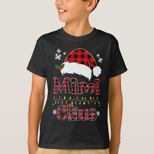 Camiseta Navidades de Santa Mimi Claus en familia (Anverso)
