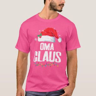 Camiseta Navidades de Santa Oma Claus en familia