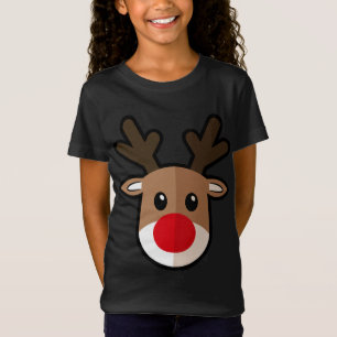 Camiseta Navidades de Santa Reindeer Face
