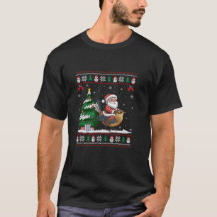 Camiseta Navidades de Santa Riding Wren Tree Lighting Pajam