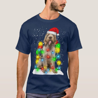 Camiseta Navidades de Santa Spinone Italiano encienden perr