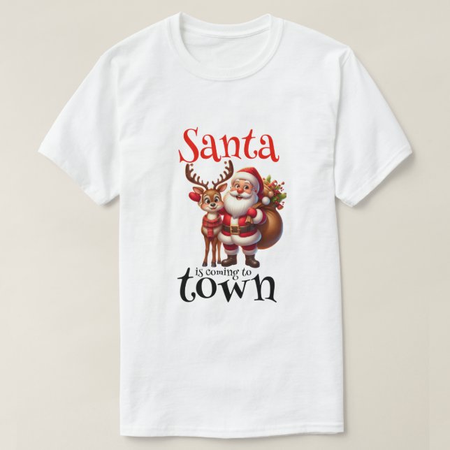 Camiseta NAVIDADES de SANTA Tee (Diseño del anverso)