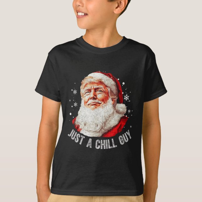 Camiseta Navidades de Santa Trump, chicos enfermos (Anverso)