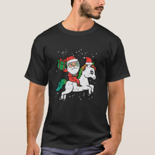 Camiseta Navidades de Santa Unicornio matan a Chicas de Nav