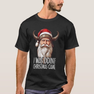 Camiseta Navidades de Santa Viking, hombres, yo fui Odin an