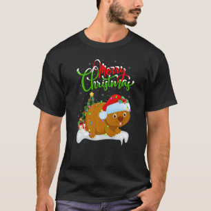 Camiseta Navidades de Santa Wombat en Navidad