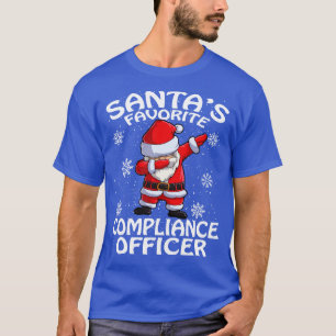 Camiseta Navidades de Santas Favoritos Compliance Officer