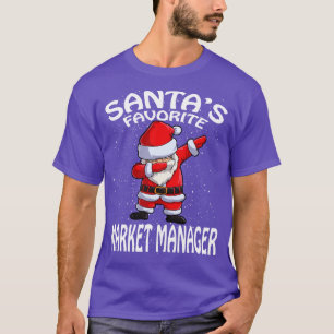 Camiseta Navidades de Santas Favoritos Market Manager