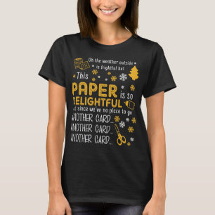 Camiseta Navidades de Scrapbooking en papel delicioso