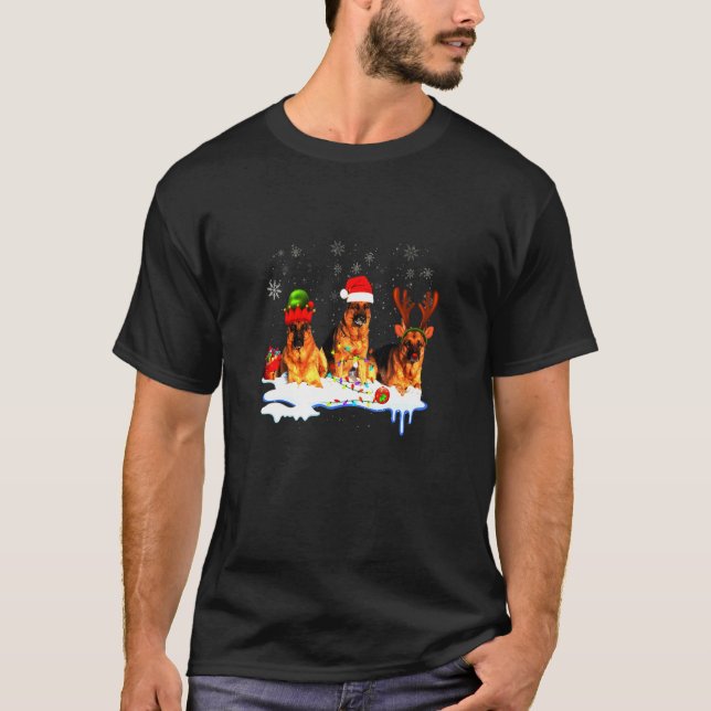 Camiseta Navidades de Shepherd Cute (Anverso)