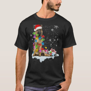 Camiseta Navidades de Shepherd Dog Santa