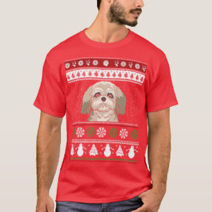 Camiseta Navidades de Shih Tzu