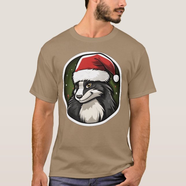 Camiseta Navidades de Skunks vintage (Anverso)