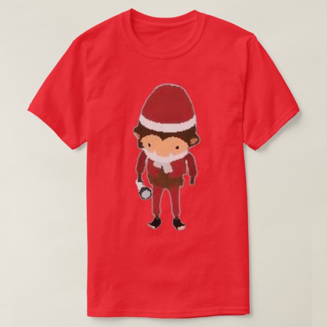Camiseta Navidades de Sneaky Sasquatch Santa Sasquatch (Diseño del anverso)