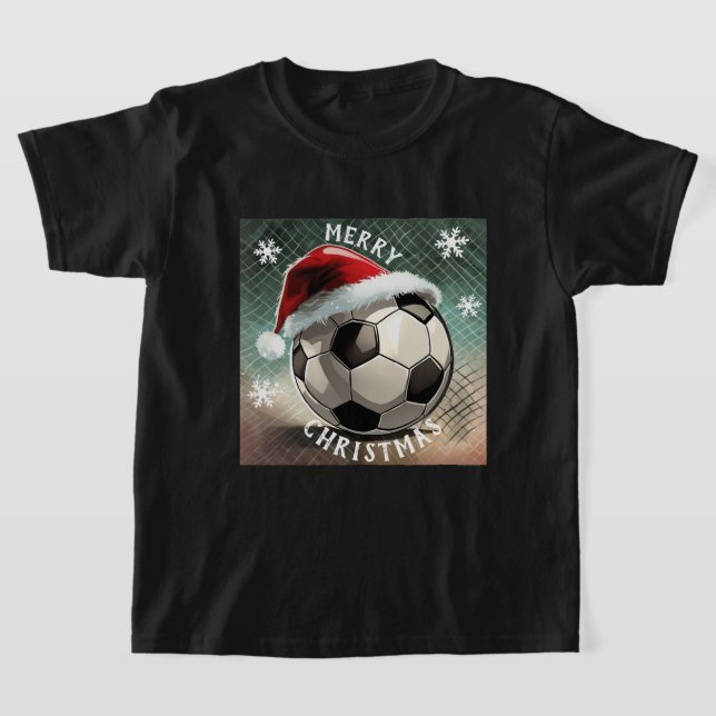 Camiseta Navidades de Snowflake Red Santa Hat Ball (Distribución)