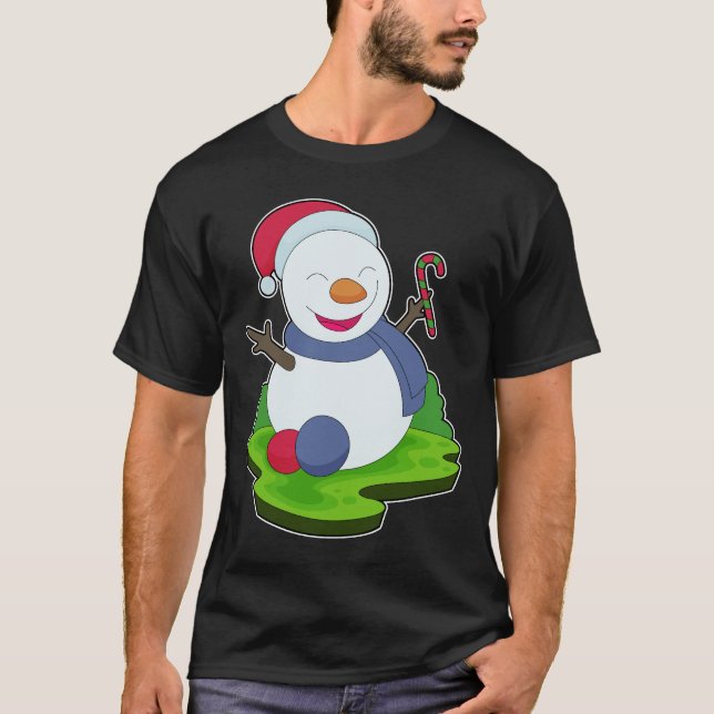 Camiseta Navidades de Snowman (Anverso)