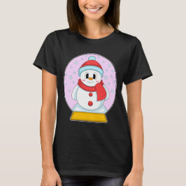 Camiseta Navidades de Snowman en invierno