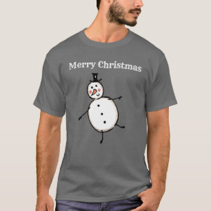Camiseta Navidades de Snowman personalizados