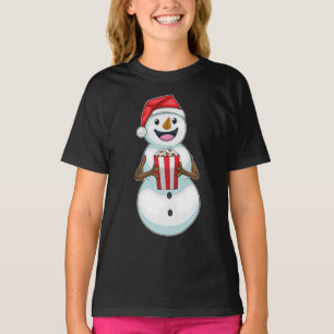 Camiseta Navidades de Snowman Popcorn