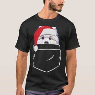 Camiseta Navidades de Sombrero de Perro Samoyed publicaron